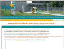 Tablet Screenshot of lavans-les-saint-claude.fr